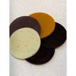 Palets Extra Plat Chocolat Noir, Lait ou Blanc
