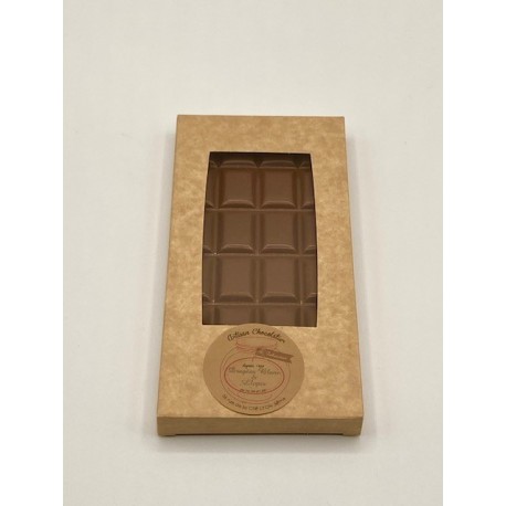 Tablette de chocolat au lait artisanale 43% de cacao - Chocolat Weiss